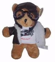 Plyšový macko - Aviator Bear "Bruch pilot"